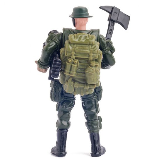 Фигурка на детски герой, Elite Team, Войник с брадва и пистолет