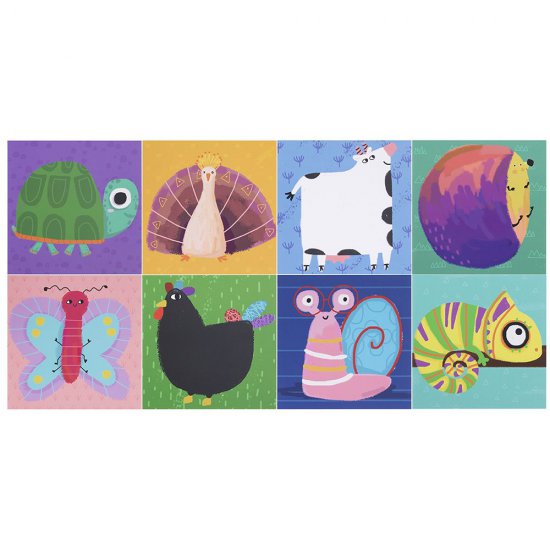 Tooky Toy, Декорирай със ЕВА стикери картинки, Животни