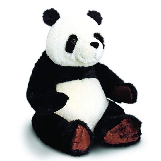 Плюшена седнала панда, 30 см