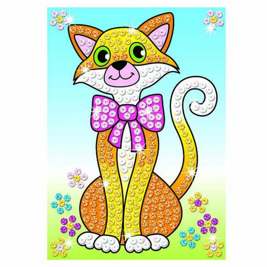 Творчески комплект с пайети, Котета