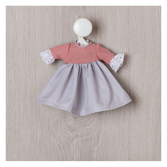 Дрехи за кукла, Рокля с дантели, за кукла Силия, 30 см, Asi