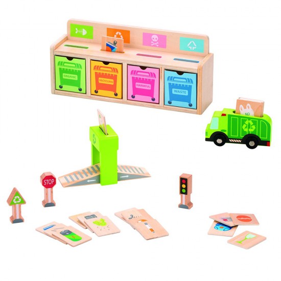Lelin Toys, Детска играчка станция за изхвърляне на боклук