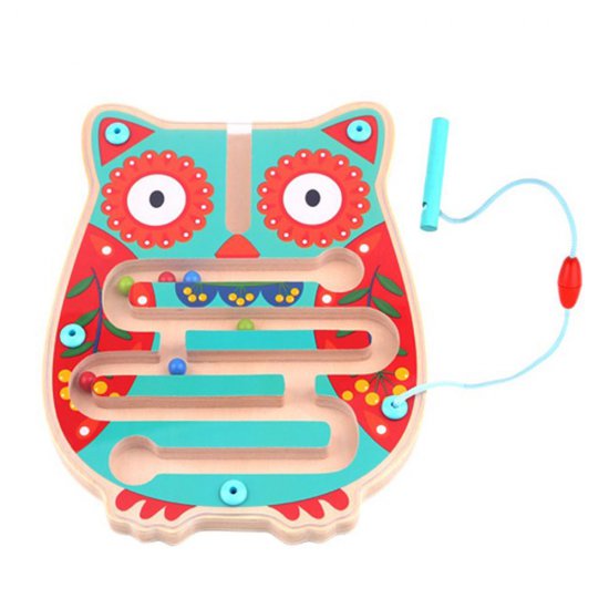 Дървен лабиринт с топчета, Бухалче