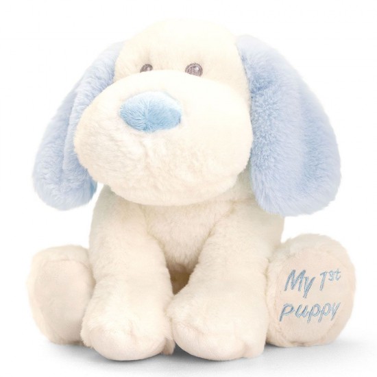 Keel Toys, Кученце, Бебешка екологична играчка от серията Keeleco, 20 см