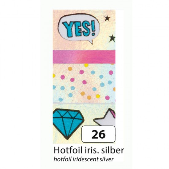 Декоративно тиксо със сребърен печат, Еднорог