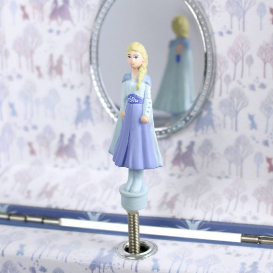 Дървена музикална кутия за бижута с дръжка, Елза II