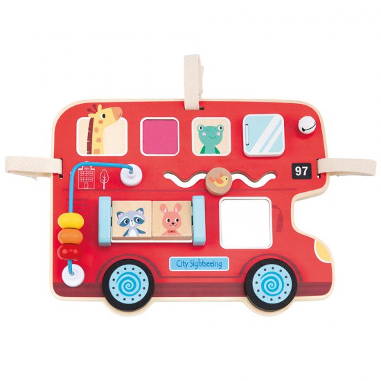 Lelin Toys, Активна дъска - бизиборд, Автобус с различни активности