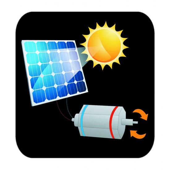 Starter Series, Метален конструктор, Kомплект соларна клетка с двигател, 12 части, Tronico