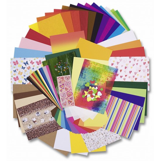 Комплект за апликации и скрапбукинг, 322 части