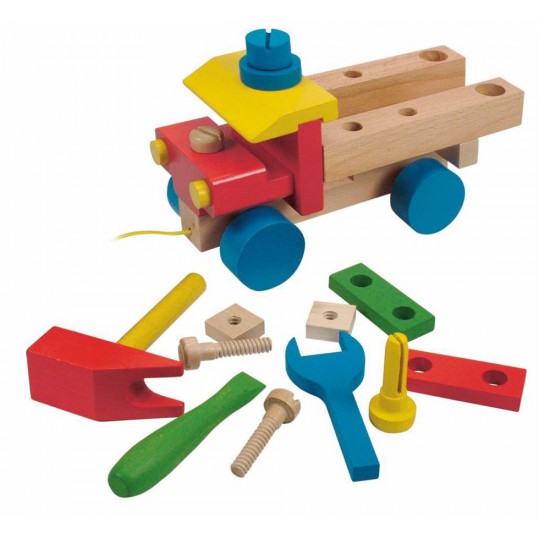 Дървен камион за сглобяване