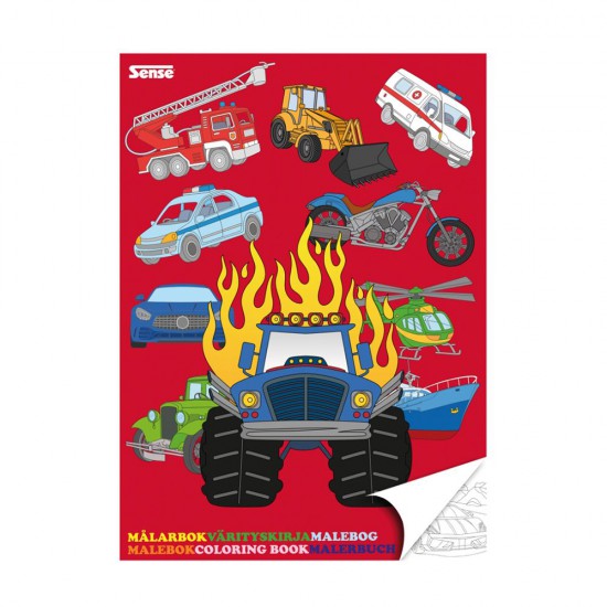 Книжка за оцветяване - Превозни средства
