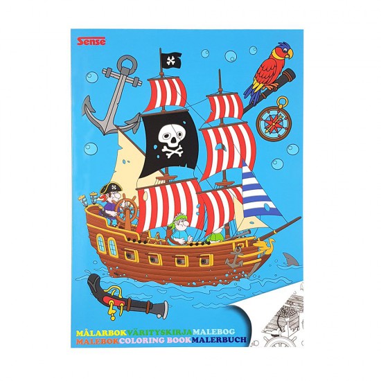 Детска книжка за оцветяване, Пирати