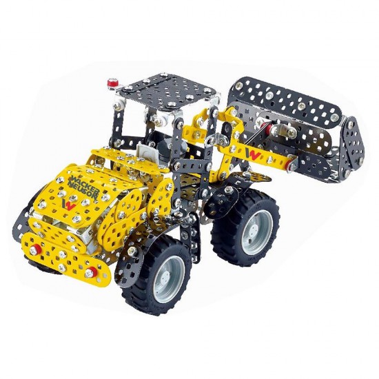 Mini Series, Метален конструктор, Колесен товарач Wacker Neuson WL95, 598 части, Tronico