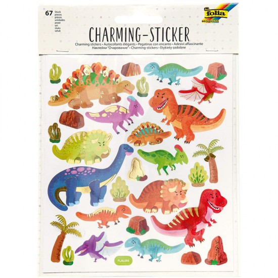 Стикери, Динозаври и космос, 67 броя