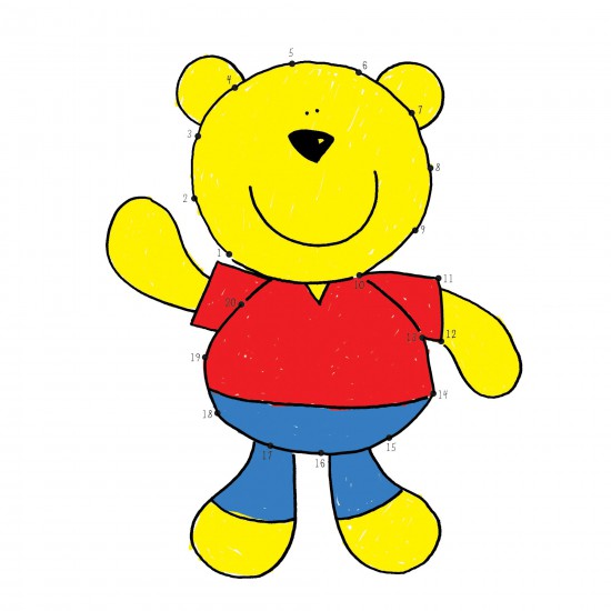 Детска книжка - Свържи точките А5 формат