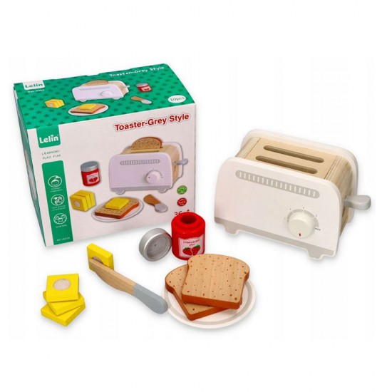 Lelin Toys, Детски тостер с продукти, нов дизайн