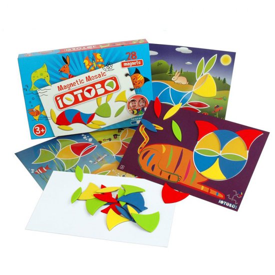 Магнитна мозайка IOTOBO BASIC 3+