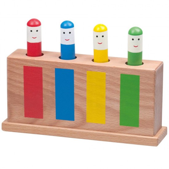 Дървена детска игра "Нагоре, надолу"