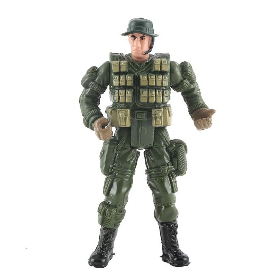 Фигурка на детски герой, Elite Team, Войник с брадва и пистолет