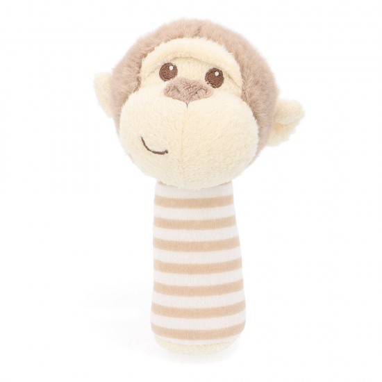 Keeleco, Плюшена дрънкалка, Маймунка, стик, Keel Toys