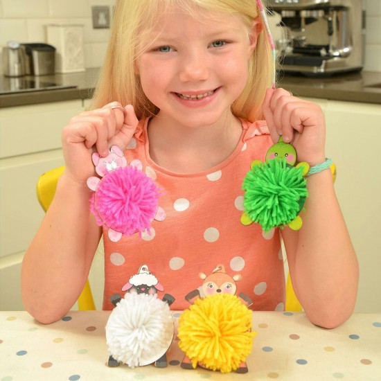 Направи от помпони, Пухкави приятели