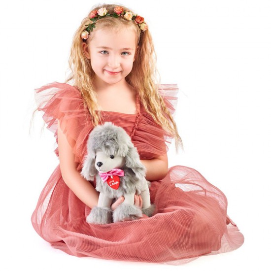 Lumpin, Пуделът Лили, сив, 25 см