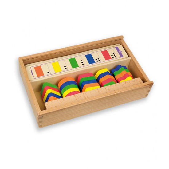 Дървена образователна логическа игра, Форми и цветове