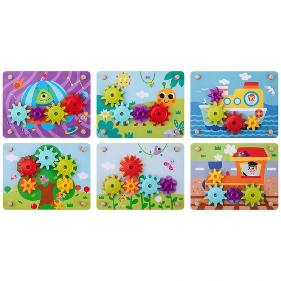 Tooky Toy, Игра, Оцвети със зъбни колела