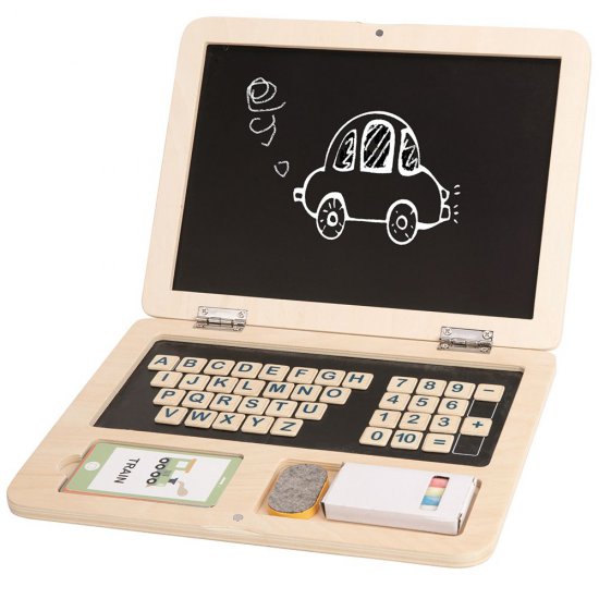 Tooky Toy, Дървен лаптоп, с активности