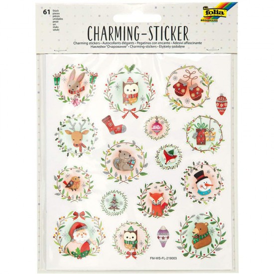 Стикери, Коледа, 61 броя