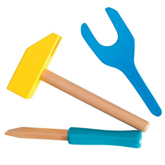 Дървена чанта с инструменти