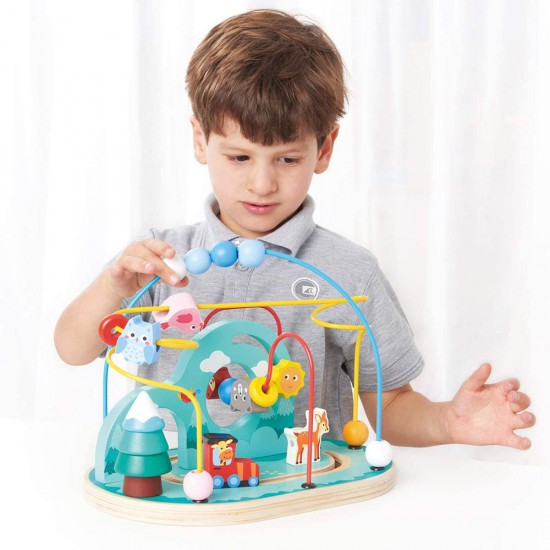 Lelin Toys, Детски дървен лабиринт, Вълшебна гора