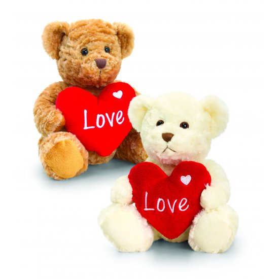 Плюшено мече за влюбени Бакстър, Кафяво, 25 см