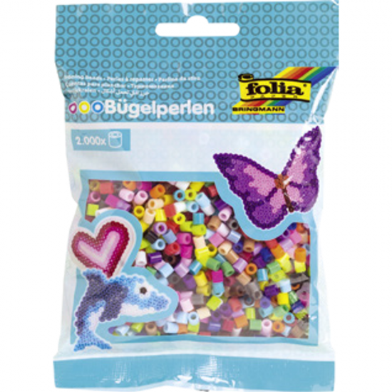 Пиксел арт, мъниста, 22 цвята, 2000 броя