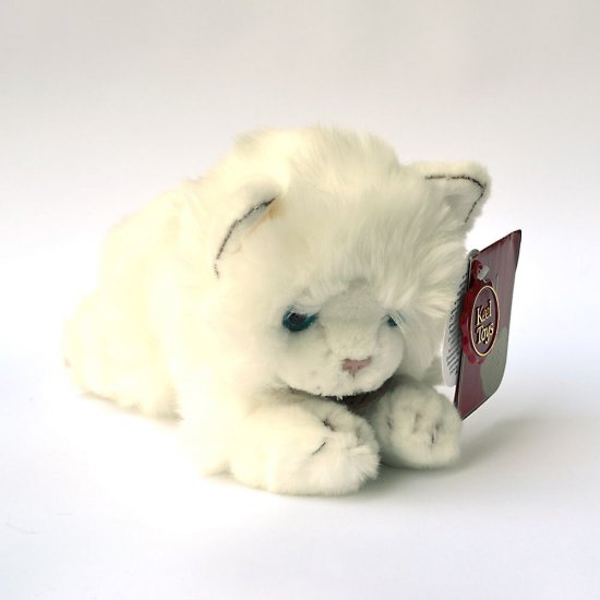 Плюшено легнало коте, 25 см, 4 цвята