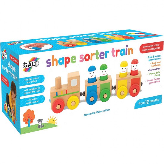 Galt Toys, Дървено детско влакче-сортер с човечета