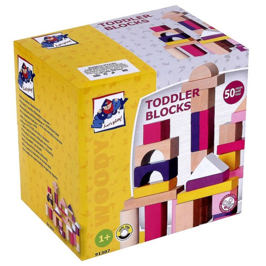Дървен конструктор Тренди, 50 части
