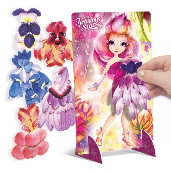 Дизайнерски комплект на рокли от цветя, Петулия