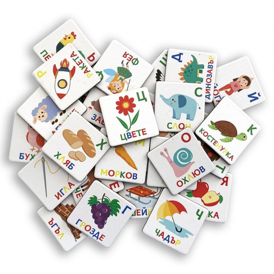 Tini Toys, Магнитна книга,  Аз уча буквите, на български език