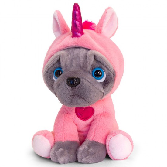 Keel Toys, Френски булдог с костюм, 20 см, асортимент