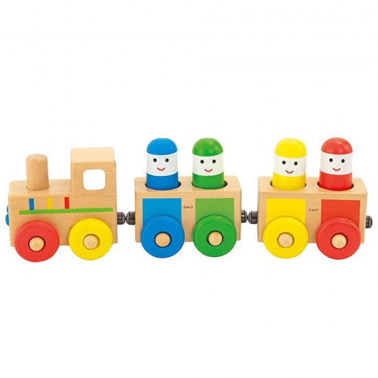 Galt Toys, Дървено детско влакче-сортер с човечета