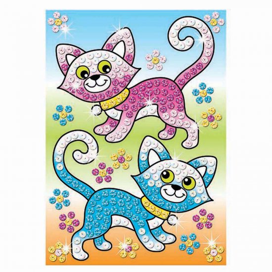 Творчески комплект с пайети, Котета