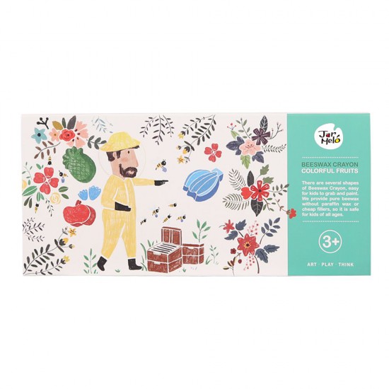 Пастели с пчелен восък, Плодчета