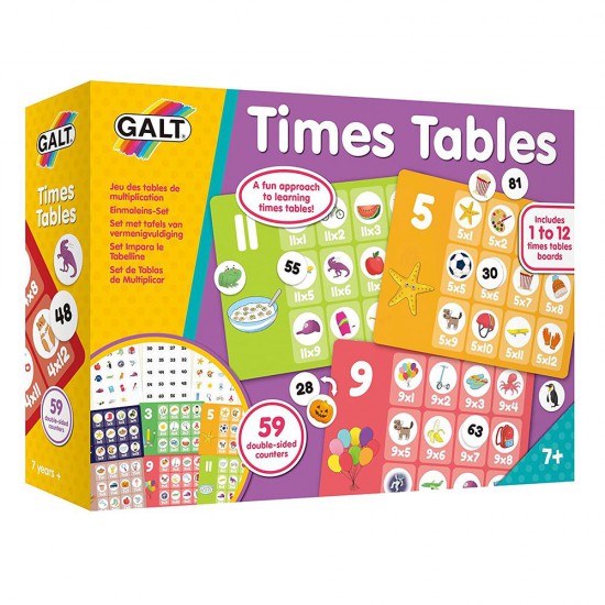 Galt Toys, Таблицa за умножение, научи с картинки