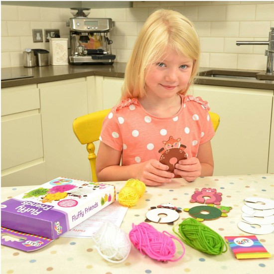 Направи от помпони, Пухкави приятели