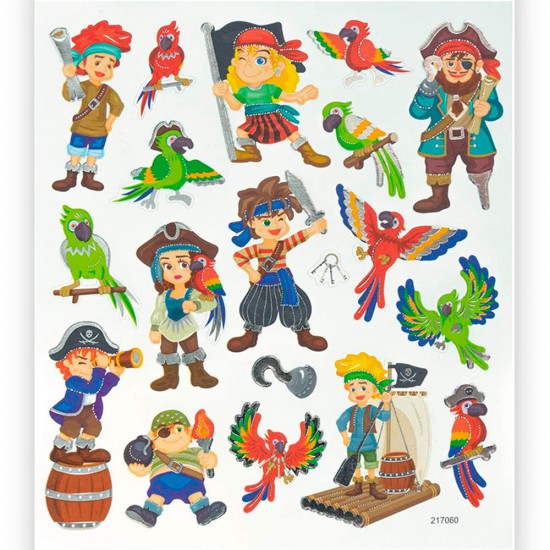 Стикери, Пирати, 45 броя