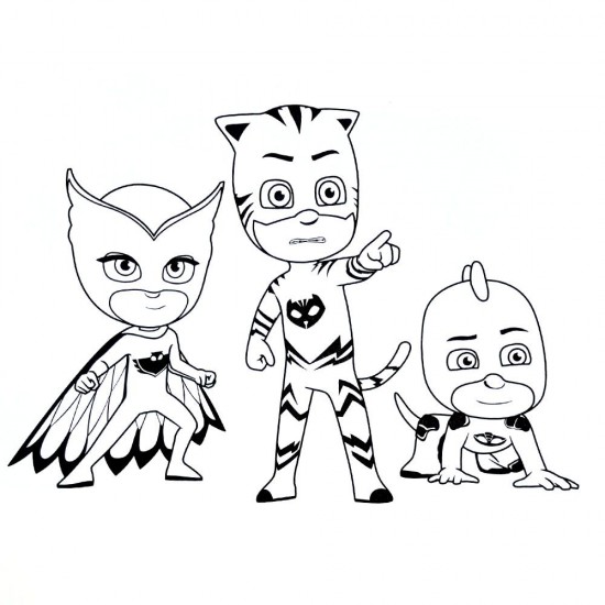 Книжка със 100 стикера, PJ Masks
