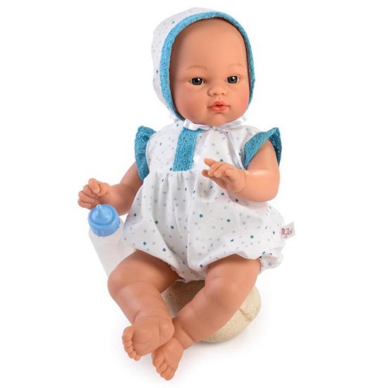 Asi, Кукла-бебе Коке, с костюмче, със сини дантели