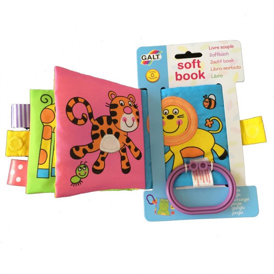 Малка мека бебешка  книжка "Джунгла"