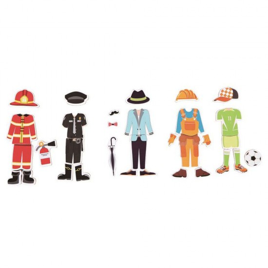 Научи професиите - магнитни дрехи за преобличане